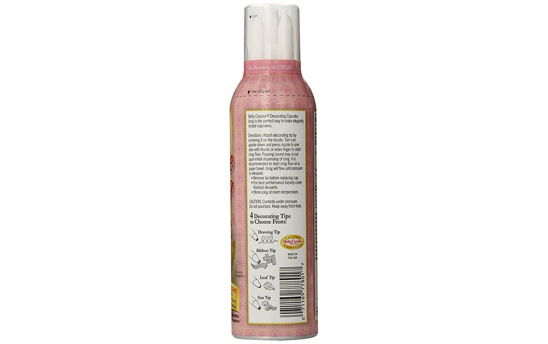Betty Crocker Decorating Cupcake Icing Petal Pink   Bottle  238 grams